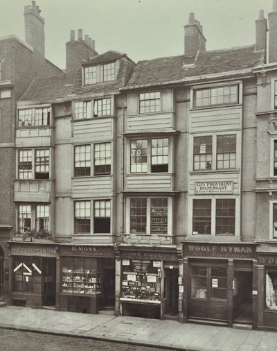 145-148 Aldersgate Street, Londyn, 1879 autorstwa English Photographer