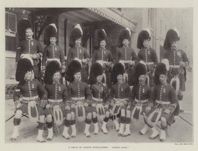 Grupa Gordon Highlanders, Dargai Boys autorstwa English Photographer