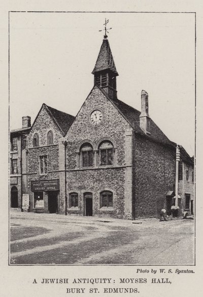 Żydowska starożytność, Moyses Hall, Bury St Edmunds autorstwa English Photographer