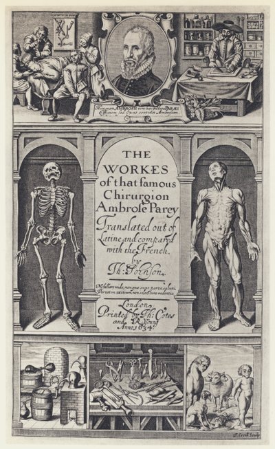 A Pare, The Workes, T Cotes i R Young 1634 (zdjęcie czarno-białe) autorstwa English Photographer