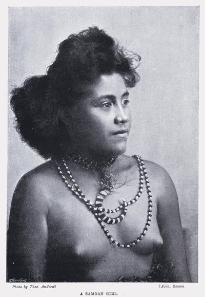 Samoa dziewczyna autorstwa English Photographer