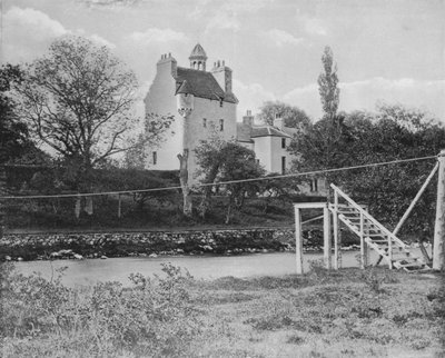 Zamek Abergeldie (zdjęcie czarno-białe) autorstwa English Photographer