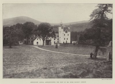 Zamek Abergeldie, Aberdeenshire, siedziba pana Hugh Mackay Gordona autorstwa English Photographer