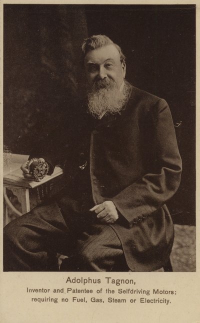Adolphus Tagnon, wynalazca samojezdnych silników autorstwa English Photographer