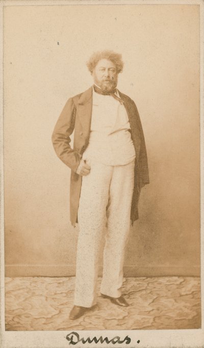Alexandre Dumas, pisarz autorstwa English Photographer