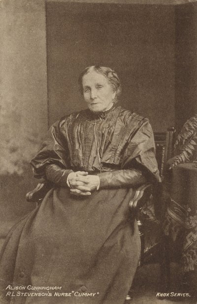 Alison Cunningham, pielęgniarka z dzieciństwa Roberta Louisa Stevensona autorstwa English Photographer