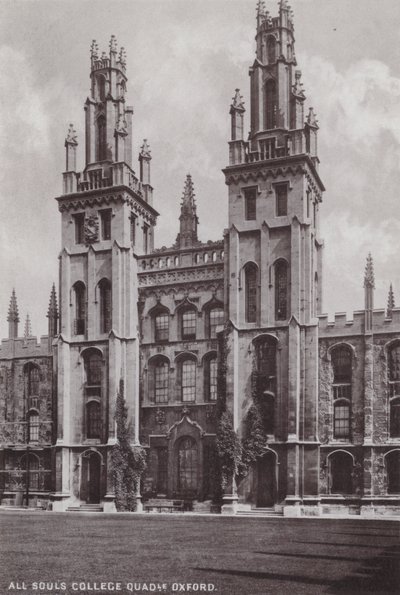 All Souls College Quadrangle Oxford autorstwa English Photographer