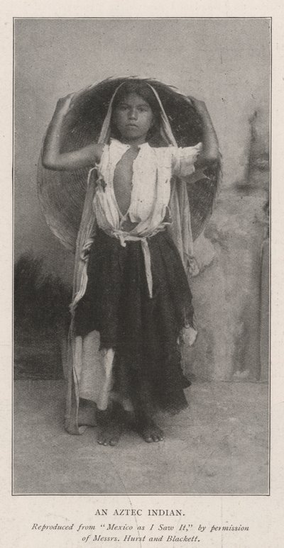Aztecki Indianin autorstwa English Photographer