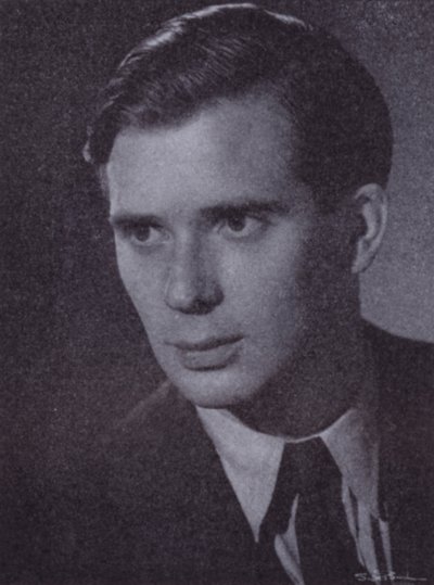 Antony Hopkins (zdjęcie czarno-białe) autorstwa English Photographer