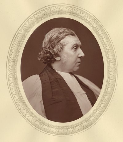 Archibald Campbell Tait, arcybiskup Canterbury autorstwa English Photographer