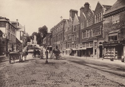 Arundel: High Street (zdjęcie czarno-białe) autorstwa English Photographer