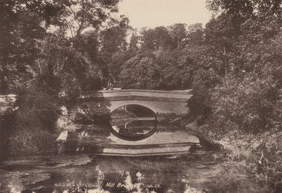Arundel: Most Młyński (zdjęcie czarno-białe) autorstwa English Photographer