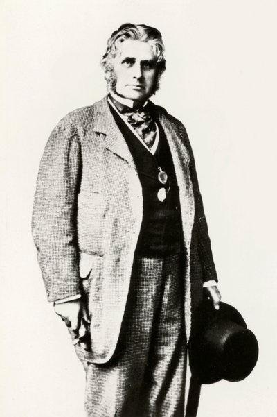 Augustus Henry Lane-Fox Pitt Rivers, portret (zdjęcie czarno-białe) autorstwa English Photographer