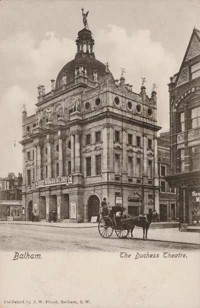 Balham, Londyn, The Duchess Theatre (zdjęcie czarno-białe) autorstwa English Photographer