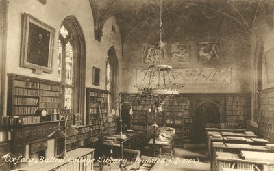 Biblioteka Balliol College, Oksford autorstwa English Photographer