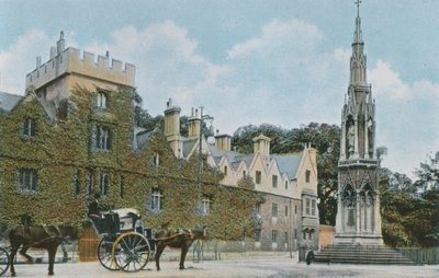 Balliol College i Pomnik Męczenników autorstwa English Photographer