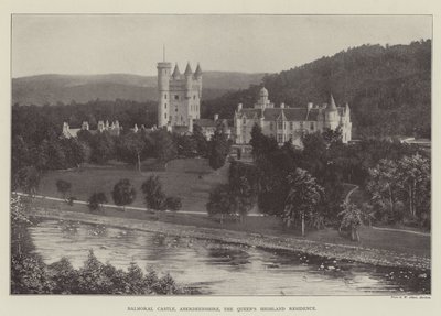 Zamek Balmoral, Aberdeenshire, rezydencja Queens Highland autorstwa English Photographer