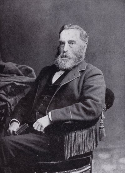 Bradley Thomas Batsford, księgarz i wydawca (zdjęcie czarno-białe) autorstwa English Photographer