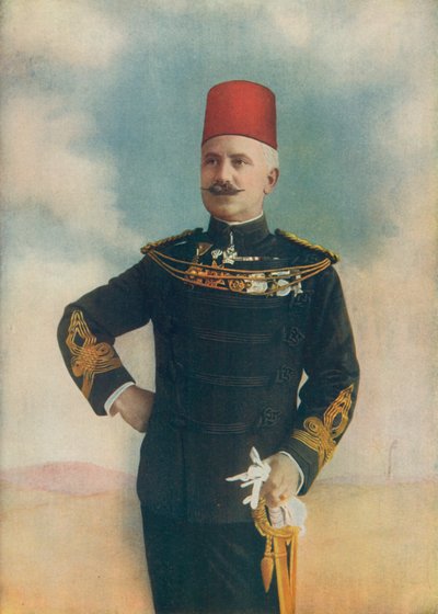 Brevet-pułkownik. Sir Francis Reginald Wingate. Generalny Gubernator Sudanu autorstwa English Photographer