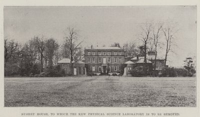 Bushey House, do którego ma zostać zniszczone Laboratorium Nauk Fizycznych Kew autorstwa English Photographer
