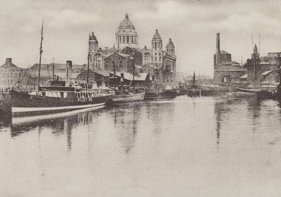 Canning Dock, Liverpool (czarno-białe zdjęcie) autorstwa English Photographer