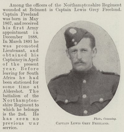 Kapitan Lewis Gray Freeland autorstwa English Photographer