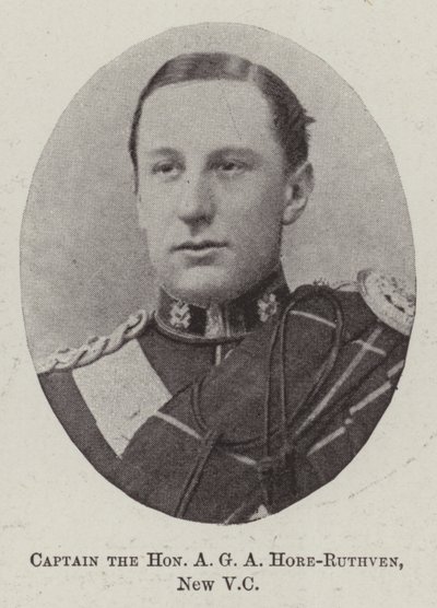 Kapitan Honorowy AG A Hore-Ruthven, nowy VC autorstwa English Photographer