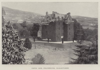 Zamek Leod, Strathpeffer, Cromartyshire autorstwa English Photographer