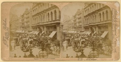 Cheapside, Londyn; obraz stereoskopowy autorstwa English Photographer