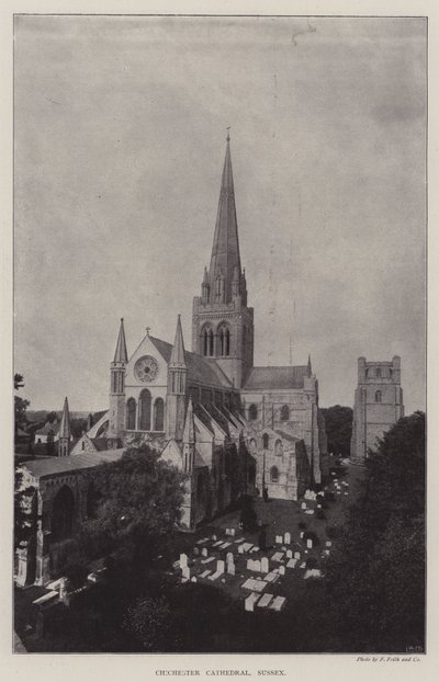 Katedra Chichester, Sussex autorstwa English Photographer