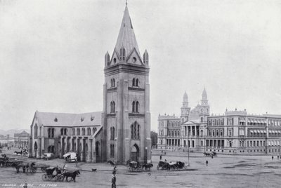 Church Square, Pretoria (zdjęcie czarno-białe) autorstwa English Photographer