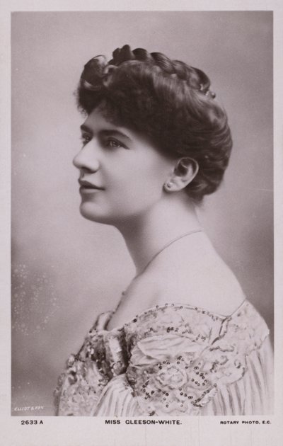 Cicely Gleeson-White, angielski sopran autorstwa English Photographer