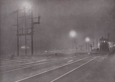 Clapham Junction w nocy autorstwa English Photographer