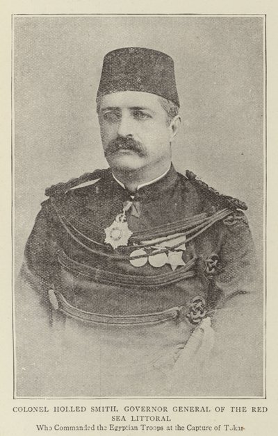 Pułkownik Holled Smith, gubernator generalny wybrzeża Morza Czerwonego autorstwa English Photographer