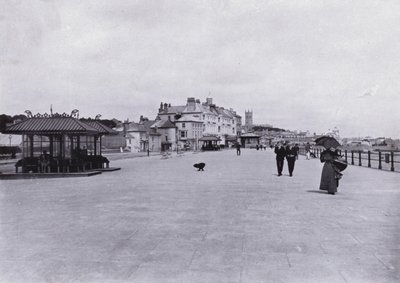 Kornwalia: The Promenade, Penzance (zdjęcie czarno-białe) autorstwa English Photographer