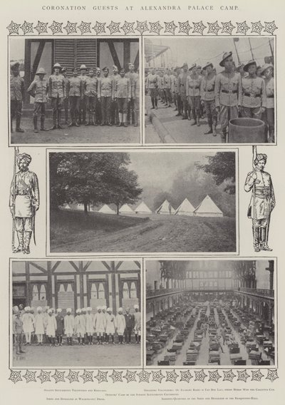 Goście koronacji w Alexandra Palace Camp autorstwa English Photographer