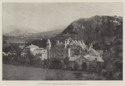 Zamek Craig-y-Nos, Brecknockshire, siedziba Madame Patti autorstwa English Photographer