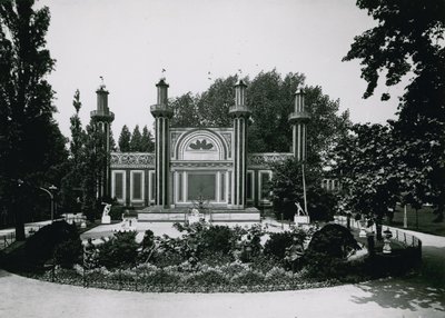 Ogrody Cremorne; Londyn: Świątynia Fajerwerków autorstwa English Photographer