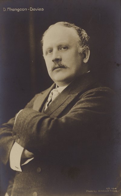 David Ffrangcon-Davies, walijski śpiewak barytonowy (1855-1918) autorstwa English Photographer