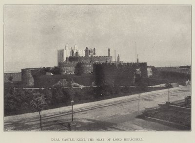 Deal Castle, Kent, siedziba Lorda Herschella autorstwa English Photographer