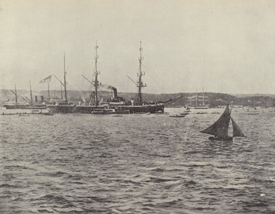 Wyjazd HMS Calliope autorstwa English Photographer