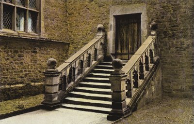 Dorothy Vernons Steps and Door, Haddon Hall autorstwa English Photographer