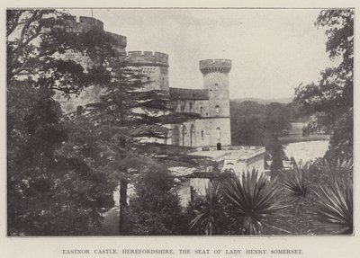 Zamek Eastnor, Herefordshire, siedziba lady Henry Somerset autorstwa English Photographer