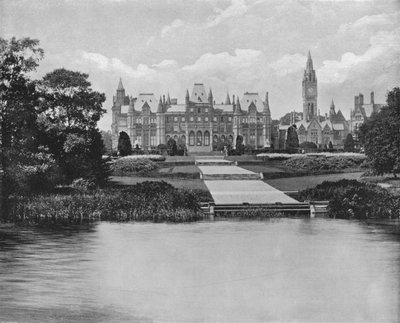Eaton Hall (zdjęcie czarno-białe) autorstwa English Photographer