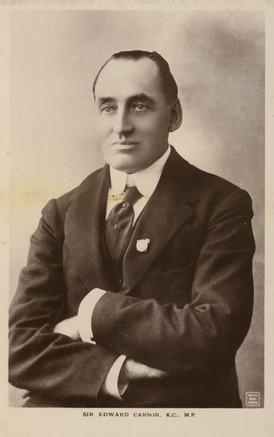 Edward Carson autorstwa English Photographer