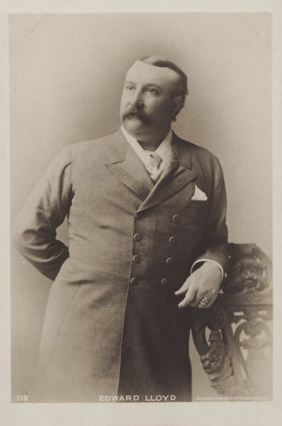 Edward Lloyd, angielski tenor autorstwa English Photographer
