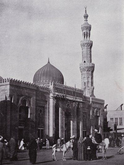 Egipt: Meczet-Es-Seyedeh Zeinab, Our Lady Zeinab (zdjęcie czarno-białe) autorstwa English Photographer
