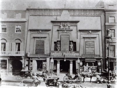 Sala Egipska, Piccadilly 1895 autorstwa English Photographer
