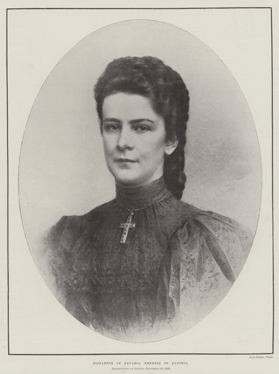 Elżbieta Bawarska, cesarzowa Austrii autorstwa English Photographer