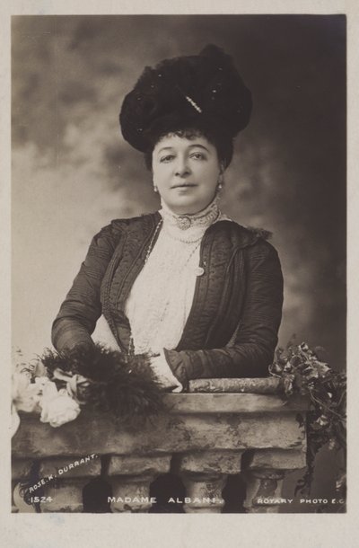 Emma Albani, kanadyjski sopran autorstwa English Photographer